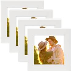 of square picture wood instagram collection Photo Frame 4pcs