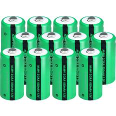 1.2V Nimh Rechargeable Battery 650mAh 12-pack