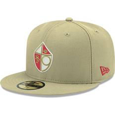Los Angeles Lakers Caps New Era Men's Gold San Francisco 49ers Omaha Throwback 59FIFTY Fitted Hat
