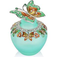 Women Atomizers feng empty refillable glass perfume bottle,retro frosted butterfly