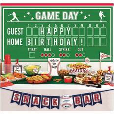 Amscan Party Decorations Baseball Buffet Decoration Kit 15-pack