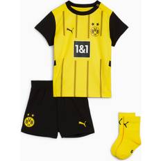 Baby Fotballsett Puma Borussia Dortmund Mini-Heimausrüstung 2024-25 Baby 4-6Months