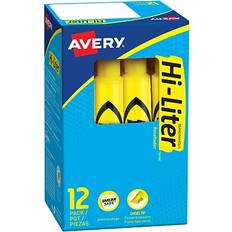 Avery Correction Tape & Fluid Avery Hi-Liter Desk Style Highlighters, Chisel Tip, Dozen
