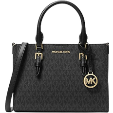 Michael Kors Charlotte Small 2in1 Logo Satchel - Black