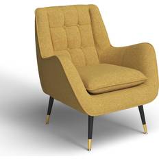 Mercury Row Brianne Yellow Armchair 35.4"