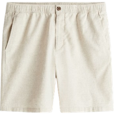 Men - White Shorts H&M Linen-Blend Shorts - Light Beige