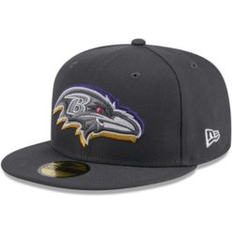 New Era NFL Caps New Era Men's Baltimore Ravens 2024 Nfl Draft On Stage 59FIFTY Fitted Hat Graphite
