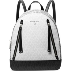 Michael Kors Brooklyn Logo Medium Backpack - White