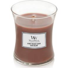 Woodwick 1666267E Stone Washed Suede Scented Candle 23.2oz