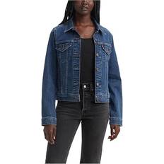 Cotton - Women Outerwear Levi's Women's Original Cotton Denim Trucker Jacket See Her Run