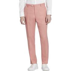 Linen - Men Pants & Shorts Tommy Hilfiger Men's Modern-Fit Linen Pants Light Red 44x30