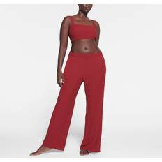 SKIMS Red Pants SKIMS Loose Pants Red Soft Lounge