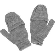 Hontri Women's Cute Five Finger Gloves - Grey