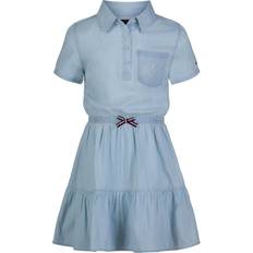 Tommy Hilfiger Dresses Children's Clothing Tommy Hilfiger Kids' Denim Tiered Shirtdress in Jane Wash 12-14