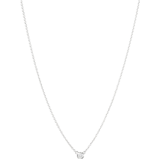 Georg Jensen Signature Pendant - White Gold/Diamond