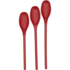 Red Serving Spoons Good Cook Mixing Assorted Sizes Serving Spoon 3pcs