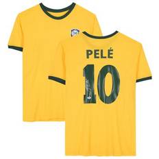 Game Jerseys Fanatics Authentic Pele Brazil National Team Autographed Yellow Jersey