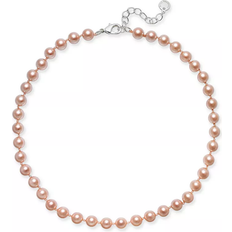 Charter Club Collar Necklace - Silver/Pink