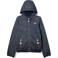 Mimo Kid's Knitted Fleece Jacket - Navy