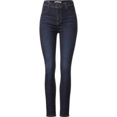 Blau - Damen - W44 Jeans Street One Skinny Fit Jeggings - Rinse Indigo Used Wash