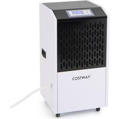 Dehumidifiers on sale Costway 250 Pints Commercial Dehumidifier with Drain Hose Large Spaces up to 8500 Sq.Ft-White