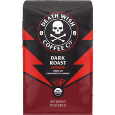 Death Wish Coffee Co. Dark Roast Ground Coffee 10oz 1