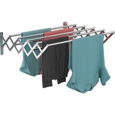 Guevara wall mounted clothes drying rack,stainless steel foldable drying rack. Silver 4.08 Pounds