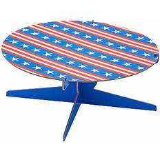 Table Decorations Fun Express Patriotic Star Party Pie Stand