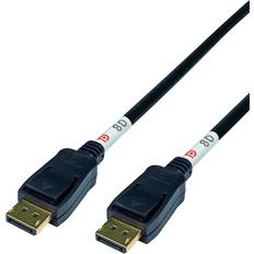 DisplayPort-kabler Deltaco DP80-1010 DisplayPort - DisplayPort M-M 1m