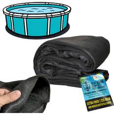 Pool Parts 12-foot round heavy duty pool liner pad for above ground swimming pools, protect