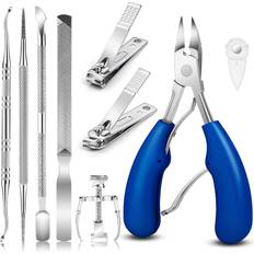 Nail Care Kits steel toenail clippers ingrown toenail removal for thick nail, blue 0.46 Pounds