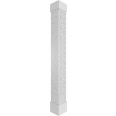 Columns Ekena Millwork 8 H Craftsman Classic Square Non-Tapered Paisley Column Capital & Standard Base