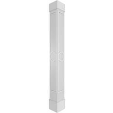 Columns Ekena Millwork 8 Craftsman Classic Square Non-Tapered Arts Crafts Column Standard Base
