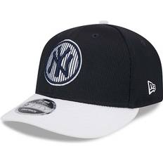 New Era New York Yankees Caps New Era Men's Navy York Yankees 2024 Batting Practice Low Profile 9FIFTY Snapback Hat