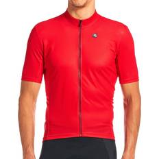 Herre Matchdrakter Giordana Fusion Jersey Men's Cherry Red