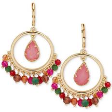 Lonna & Lilly Beaded Drop Earrings - Gold/Multicolour