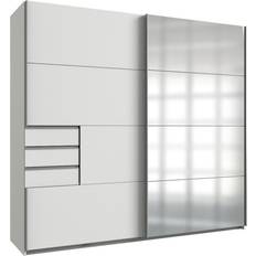 WIMEX Saigon White,Abs.Mirror Kleiderschrank 225x210cm