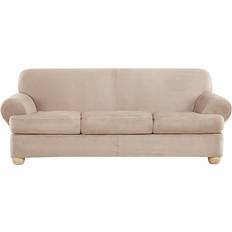 Sure Fit Ultimate Stretch Loose Sofa Cover Beige (243.8x188)