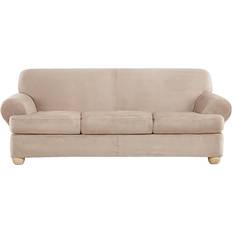 Loose Sofa Covers Sure Fit Ultimate Stretch Loose Sofa Cover Beige (243.8x188)