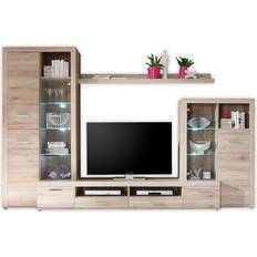 Natur Fernsehschränke Stella Trading Modern Festival San Remo Look Oak Fernsehschrank 310x204cm