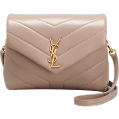 Ysl bags Saint Laurent Loulou Toy YSL Crossbody Bag - Greyish Brown