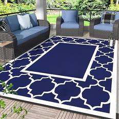 Carpets & Rugs GENIMO Patio White, Blue 60x96"