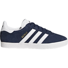 Adidas Junior Gazelle Shoes - Collegiate Navy/Cloud White/Cloud White