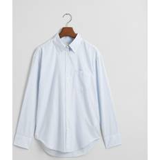 Gant Herre Skjorter Gant Luxury Oxford Stripe Shirt Blue