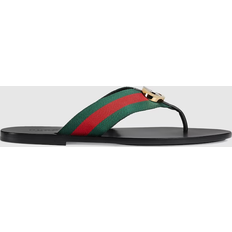 Gucci Shoes Gucci Men's Thong Sandal With Web, Red
