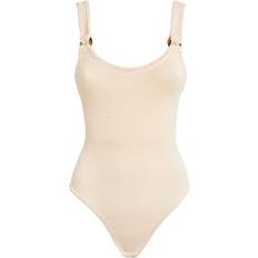 Hunza G Domino Seersucker Swimsuit - Blush