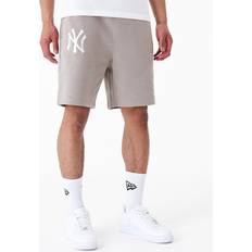 New Era Shorts New Era Beige shorts med 'NY'-logo-Neutral