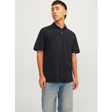 Herren - Leinen Poloshirts Jack & Jones Poloshirt 'WILLIAM' schwarz