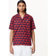 Lacoste Red Shirts Lacoste Short Sleeved Robert George Print Shirt red male Shortsleeves now available at BSTN in