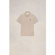 S - Unisex Hemden Ami Paris Polo-Shirt Herren Beige